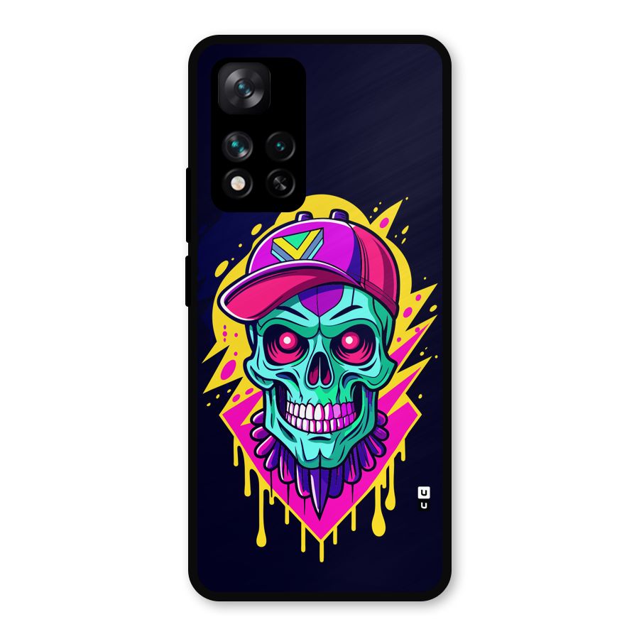 Skull In Cap Metal Back Case for Xiaomi 11i Hypercharge 5G