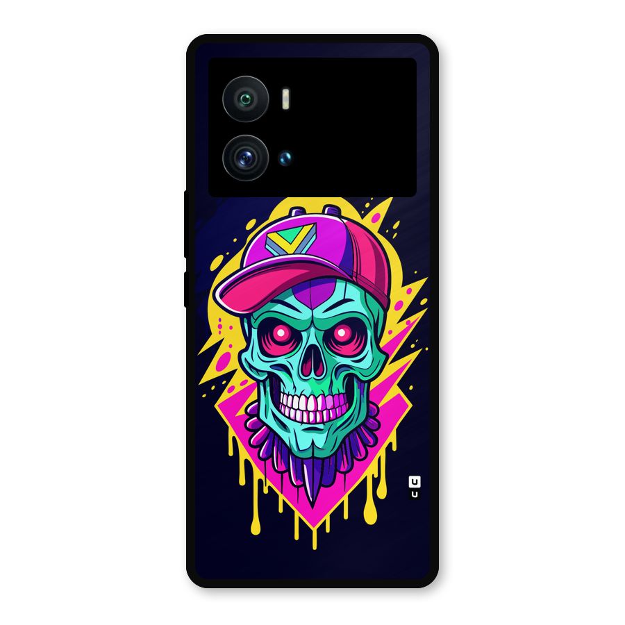 Skull In Cap Metal Back Case for iQOO 9 Pro