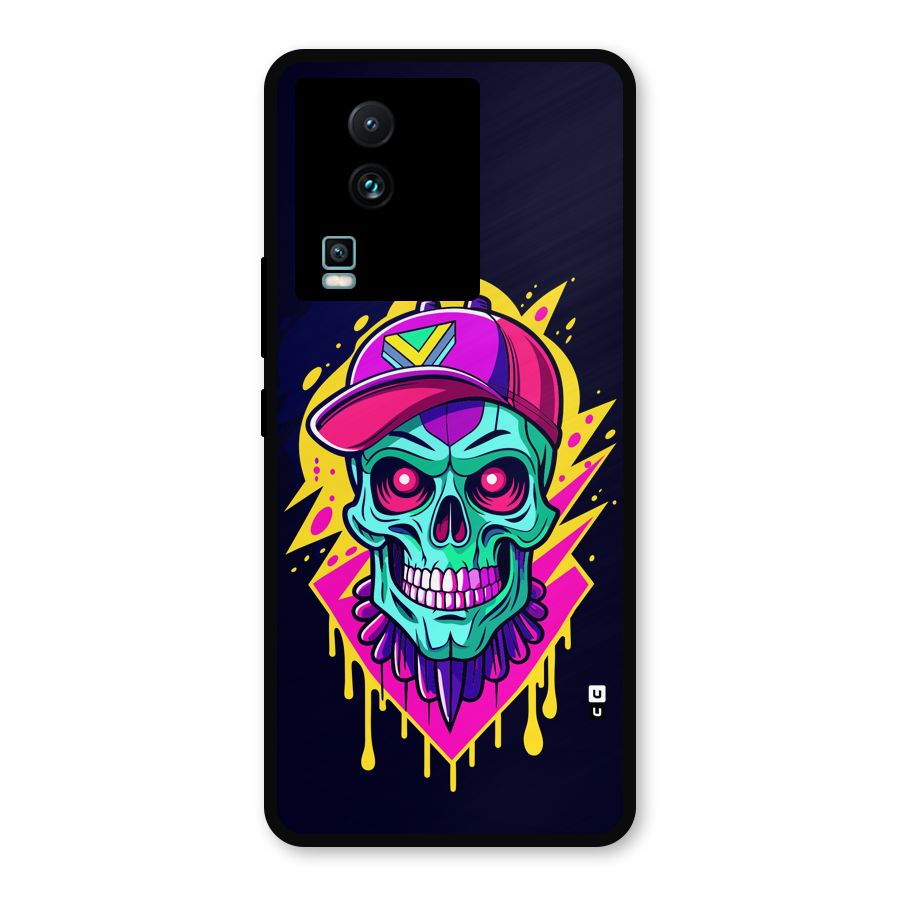 Skull In Cap Metal Back Case for iQOO Neo 7 Pro