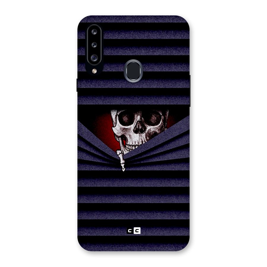 Skull Peak Back Case for Galaxy A20s