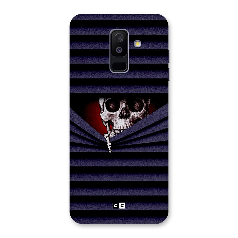 Skull Peak Back Case for Galaxy A6 Plus