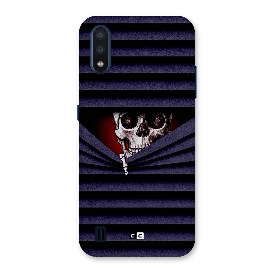 Skull Peak Back Case for Galaxy M01