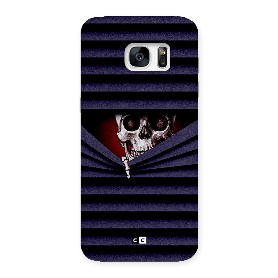 Skull Peak Back Case for Galaxy S7 Edge