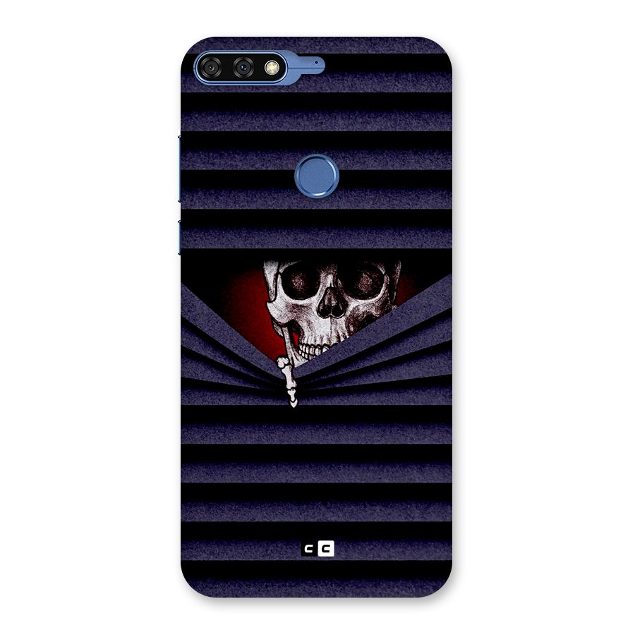 Skull Peak Back Case for Honor 7C