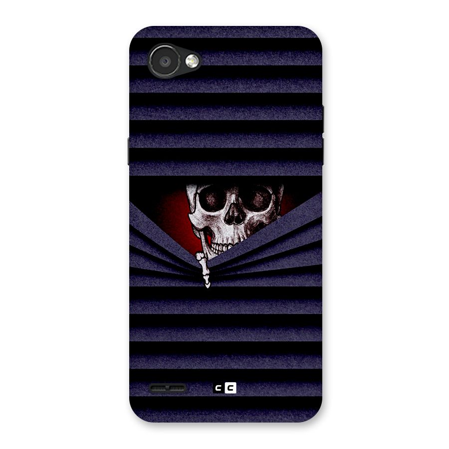 Skull Peak Back Case for LG Q6