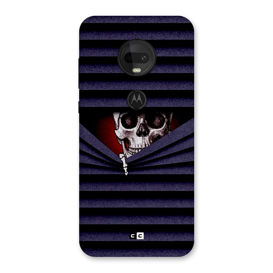 Skull Peak Back Case for Moto G7