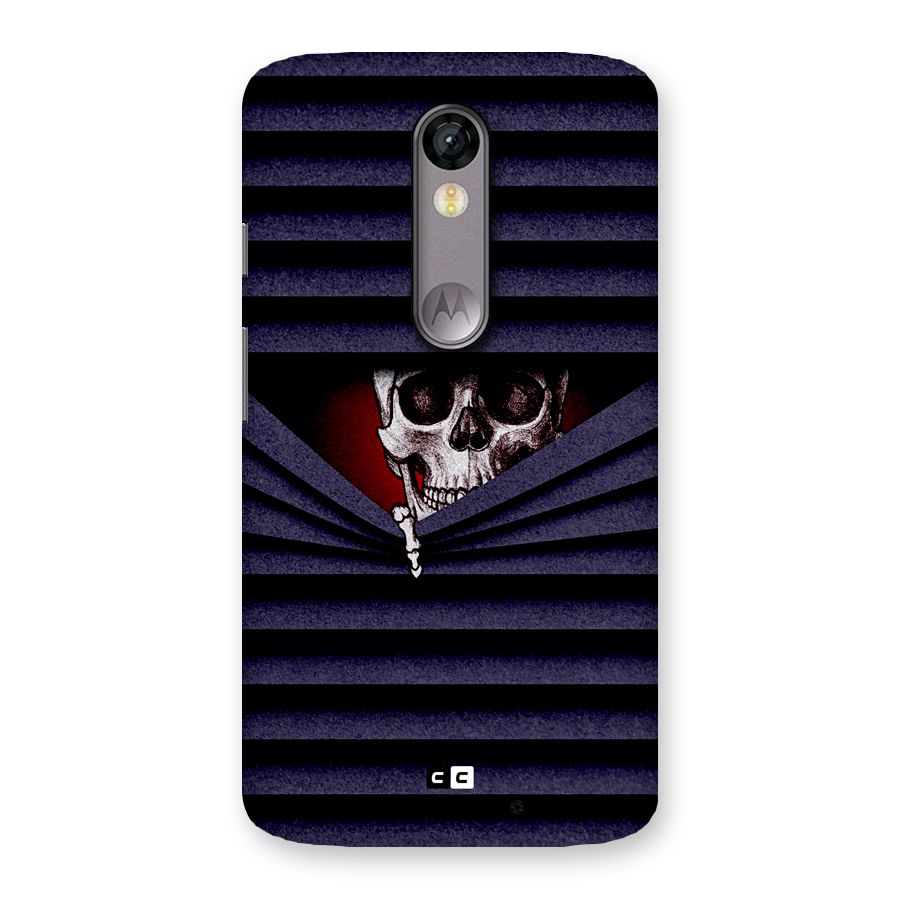 Skull Peak Back Case for Moto X Force