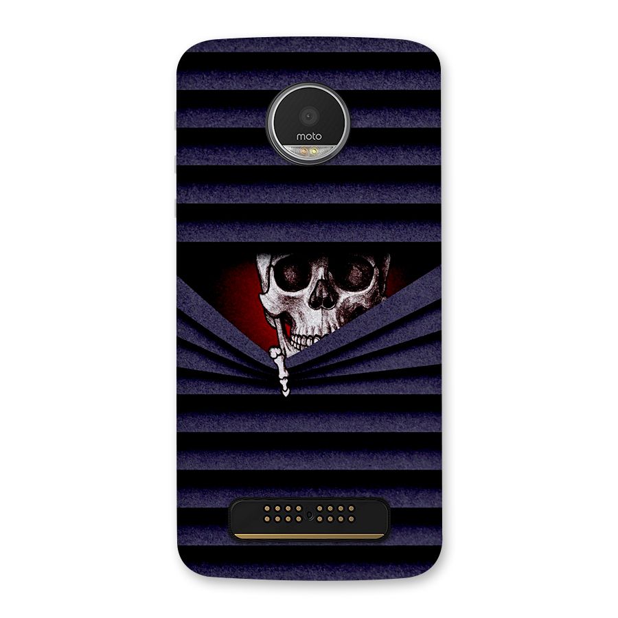 Skull Peak Back Case for Moto Z Play