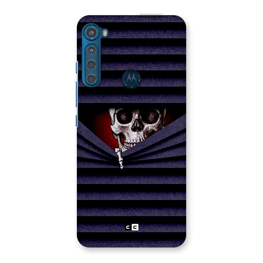 Skull Peak Back Case for Motorola One Fusion Plus