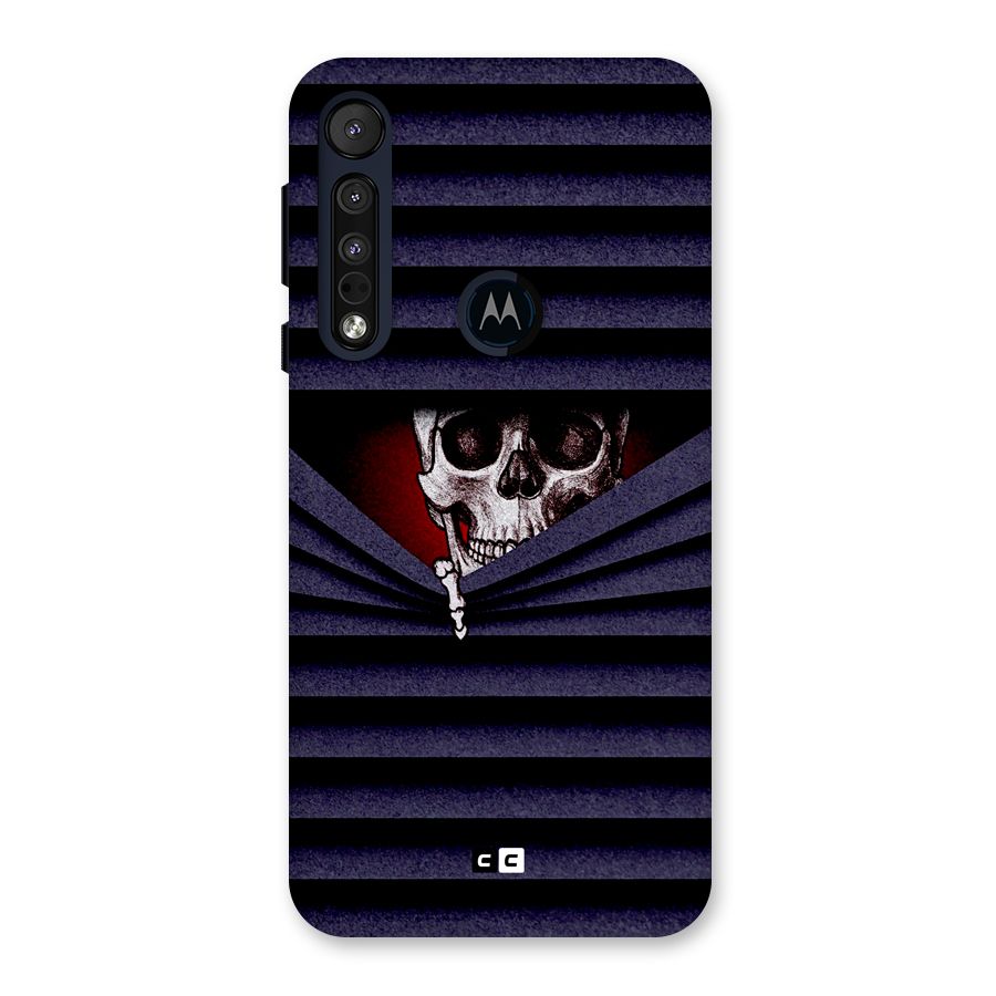 Skull Peak Back Case for Motorola One Macro