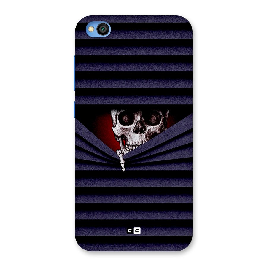 Skull Peak Back Case for Redmi Go