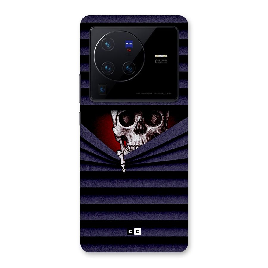 Skull Peak Back Case for Vivo X80 Pro