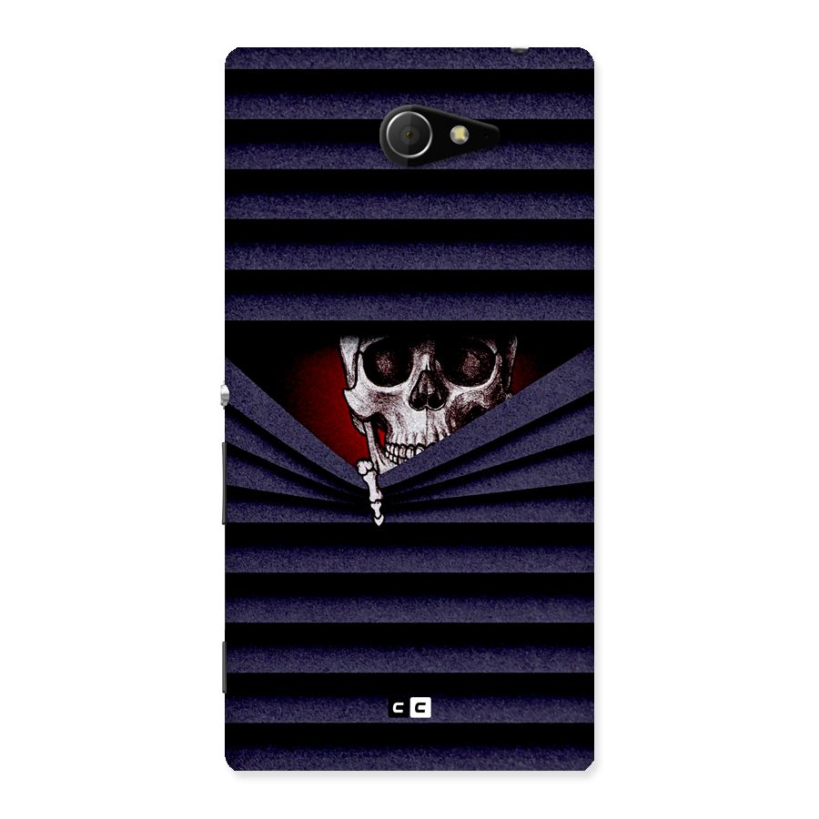 Skull Peak Back Case for Xperia M2