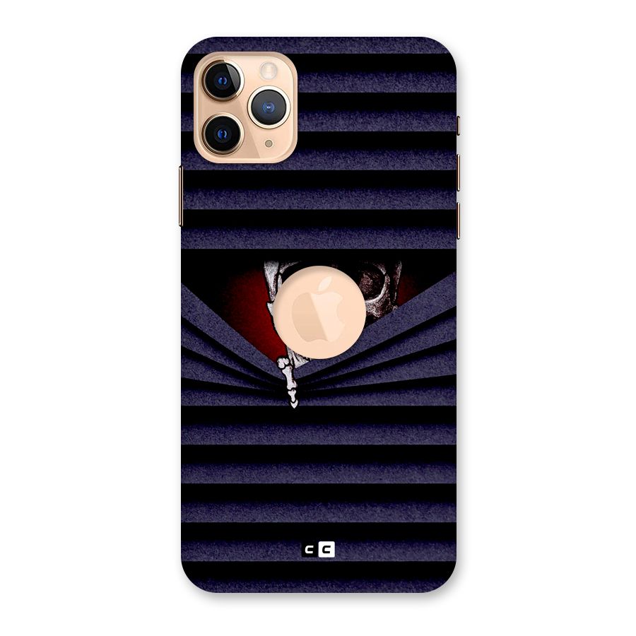 Skull Peak Back Case for iPhone 11 Pro Max Logo Cut