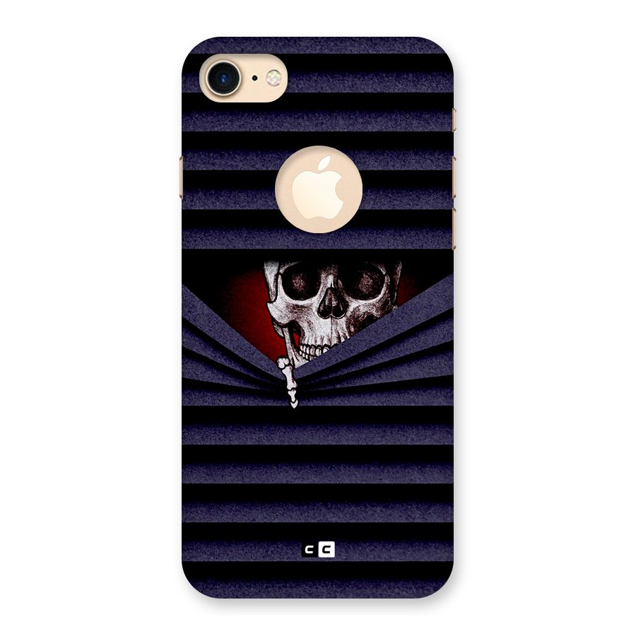 Skull Peak Back Case for iPhone 7 Logo Cut