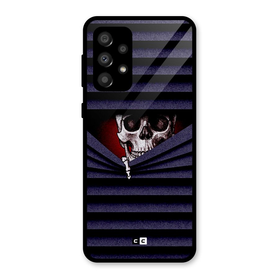 Skull Peak Glass Back Case for Galaxy A32