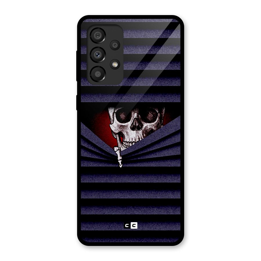 Skull Peak Glass Back Case for Galaxy A33 5G
