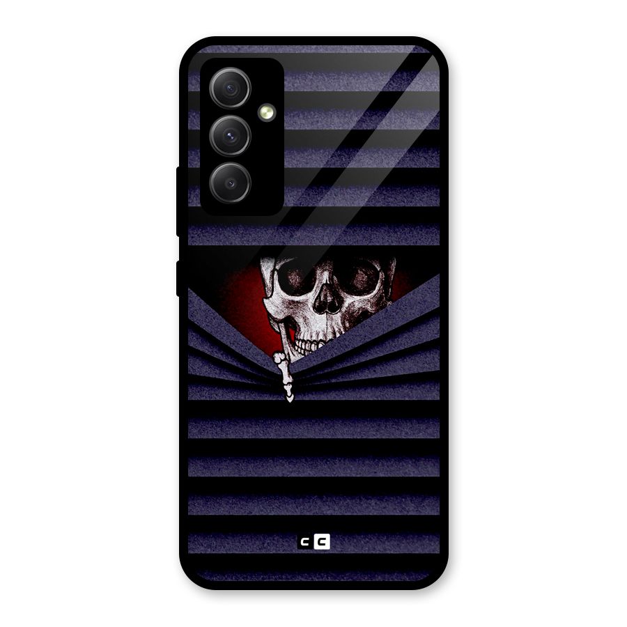 Skull Peak Glass Back Case for Galaxy A34