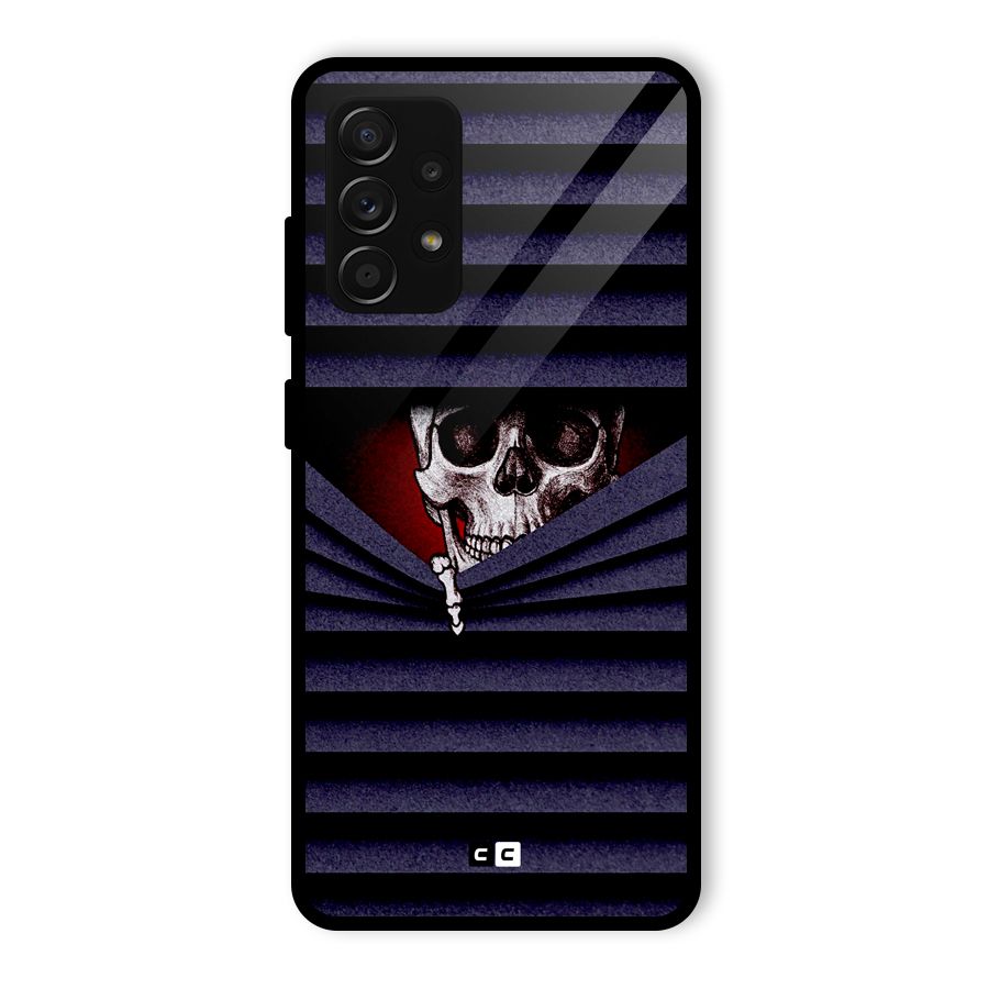 Skull Peak Glass Back Case for Galaxy A53 5G