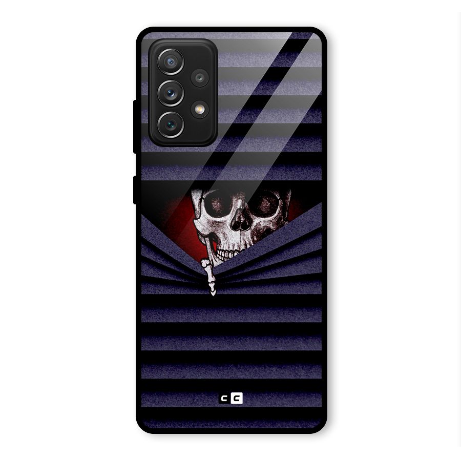 Skull Peak Glass Back Case for Galaxy A72