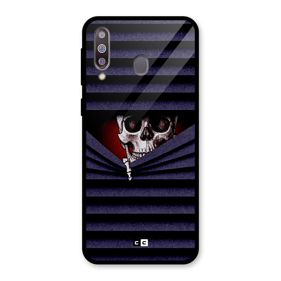 Skull Peak Glass Back Case for Galaxy M30