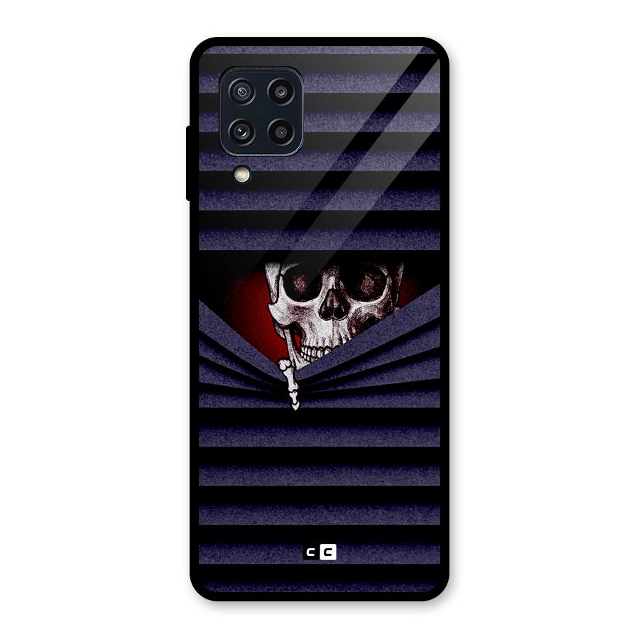 Skull Peak Glass Back Case for Galaxy M32