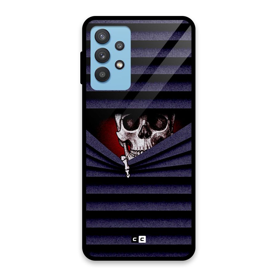 Skull Peak Glass Back Case for Galaxy M32 5G