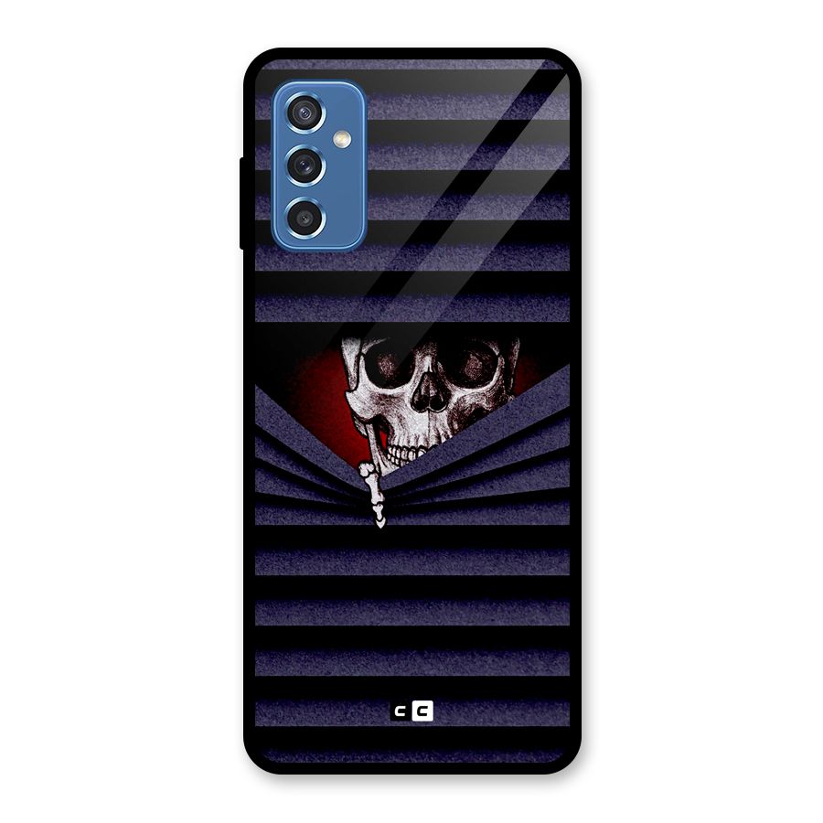 Skull Peak Glass Back Case for Galaxy M52 5G