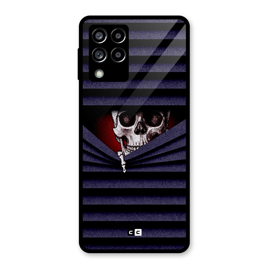 Skull Peak Glass Back Case for Galaxy M53 5G
