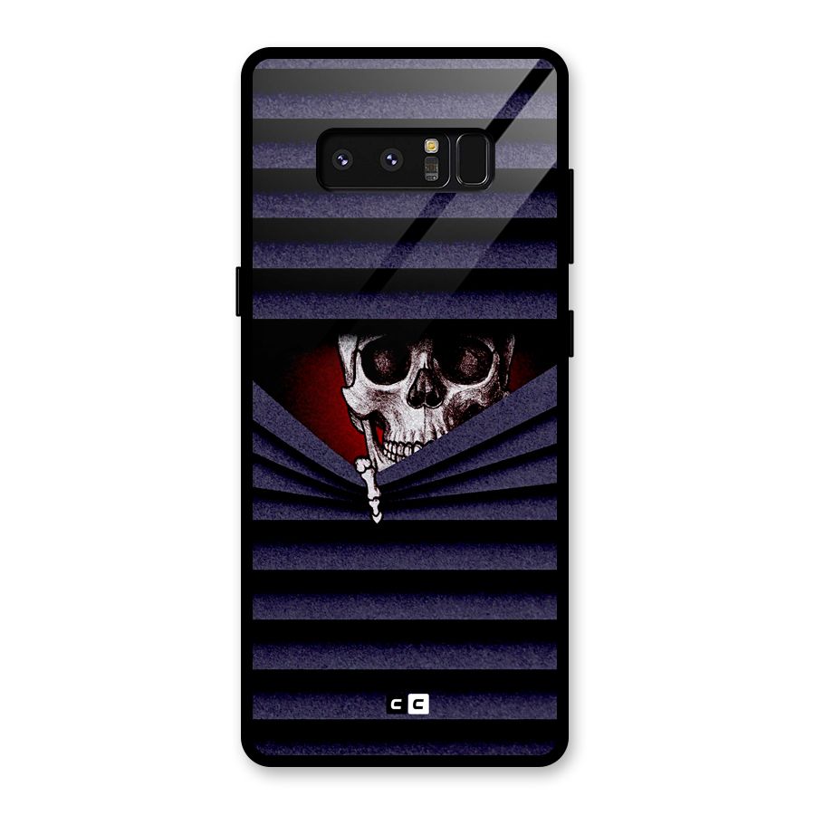 Skull Peak Glass Back Case for Galaxy Note 8