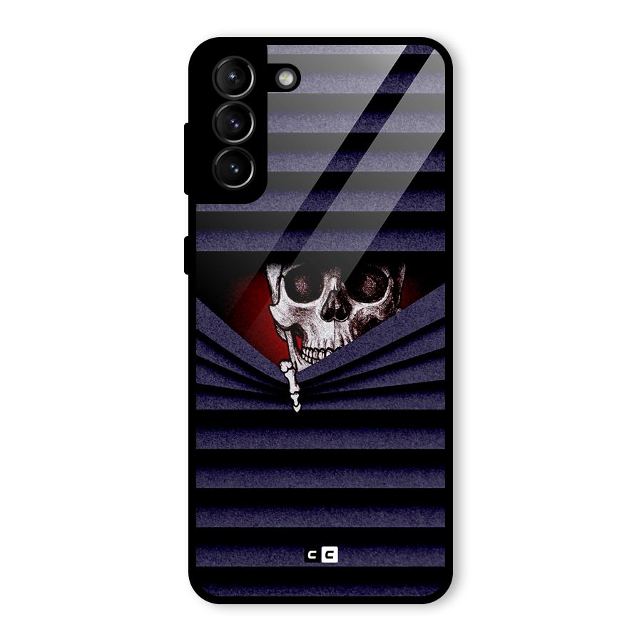 Skull Peak Glass Back Case for Galaxy S21 Plus