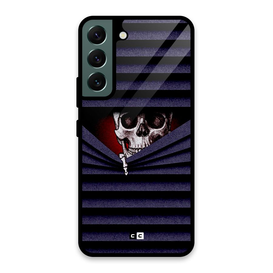 Skull Peak Glass Back Case for Galaxy S22 5G