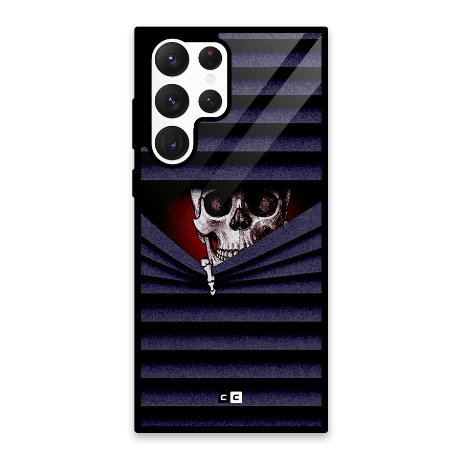 Skull Peak Glass Back Case for Galaxy S22 Ultra 5G
