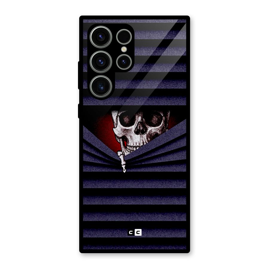 Skull Peak Glass Back Case for Galaxy S23 Ultra