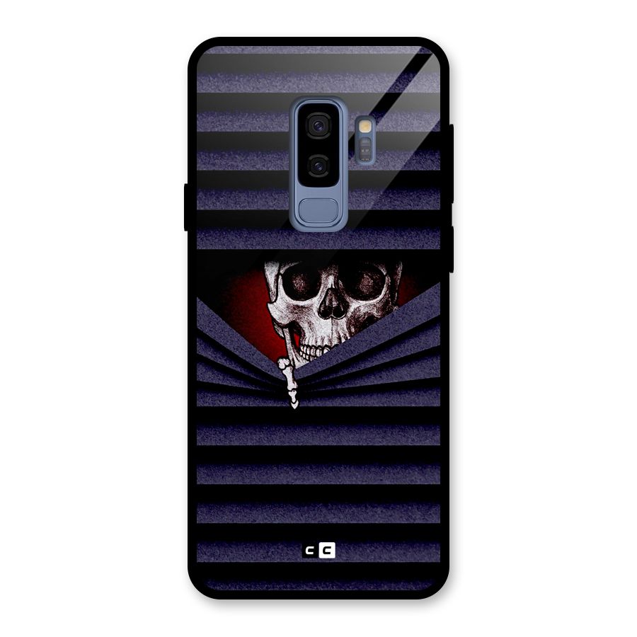 Skull Peak Glass Back Case for Galaxy S9 Plus