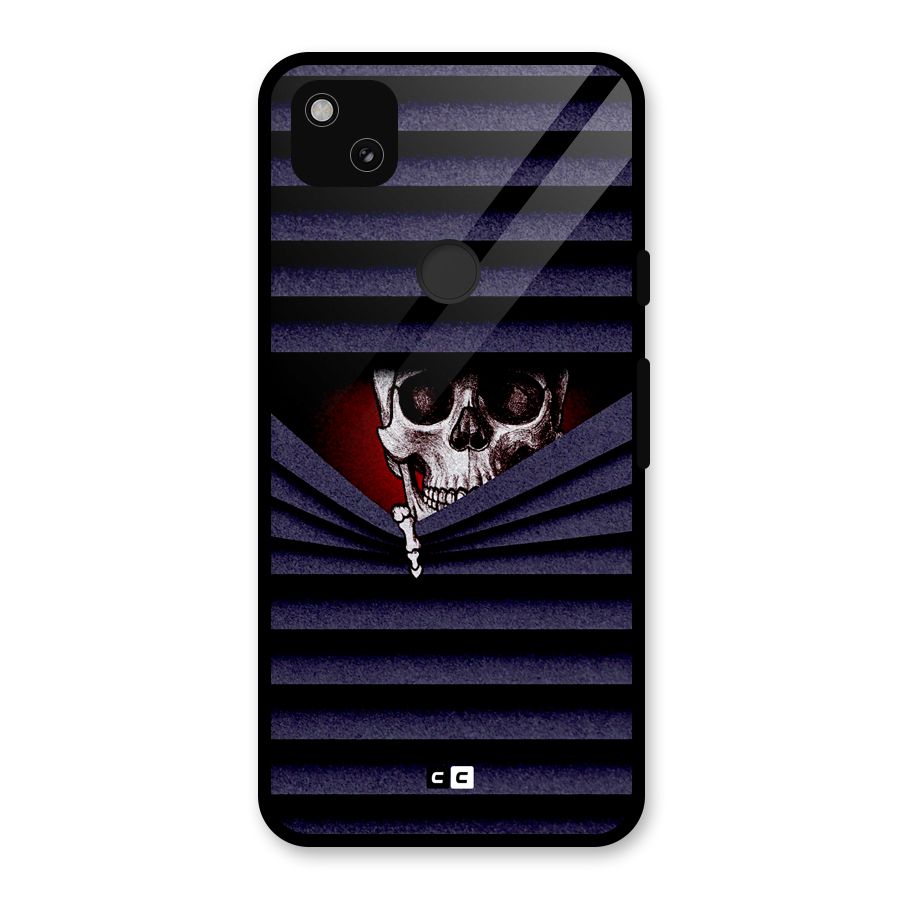 Skull Peak Glass Back Case for Google Pixel 4a