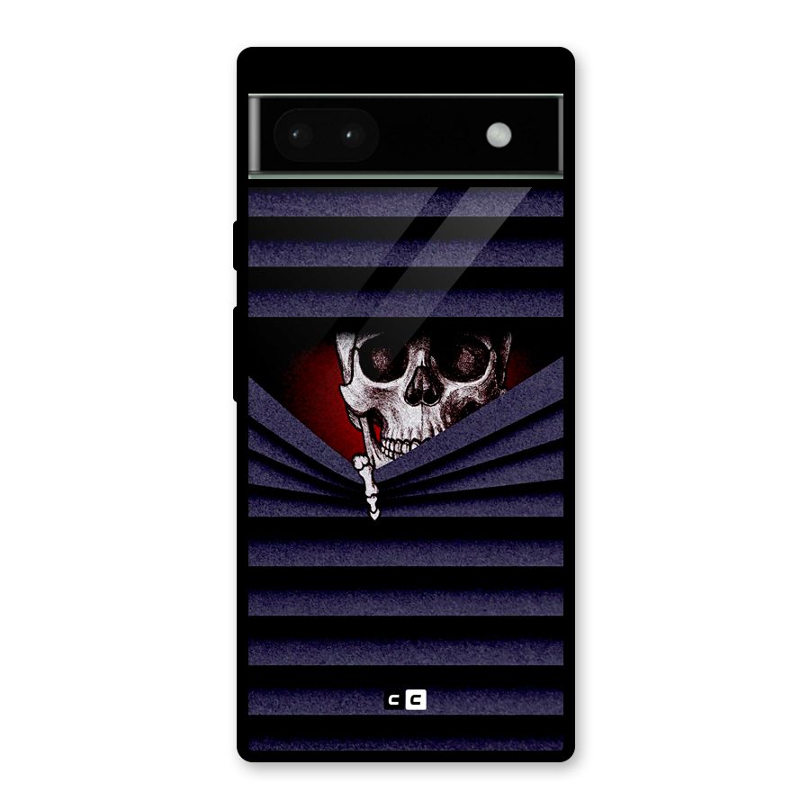 Skull Peak Glass Back Case for Google Pixel 6a