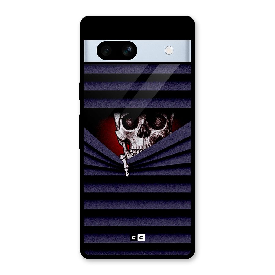 Skull Peak Glass Back Case for Google Pixel 7a