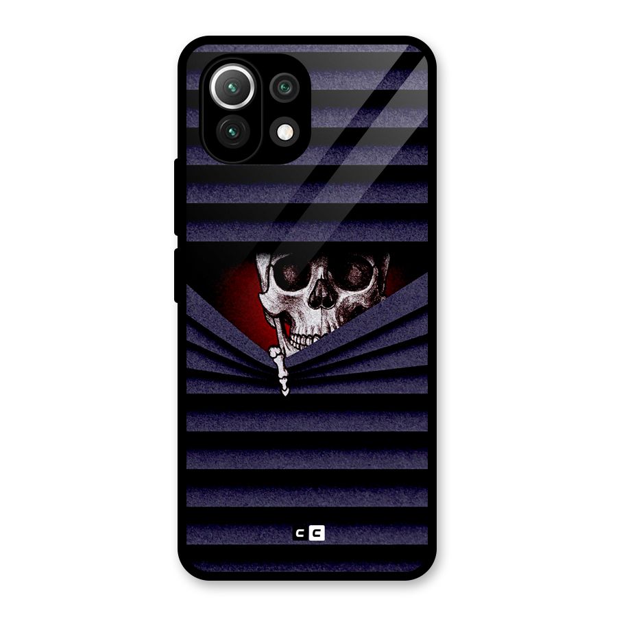 Skull Peak Glass Back Case for Mi 11 Lite NE 5G