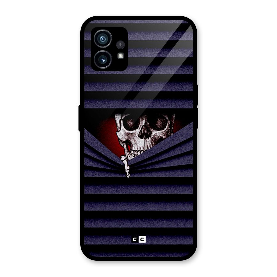 Skull Peak Glass Back Case for Nothing Phone 1