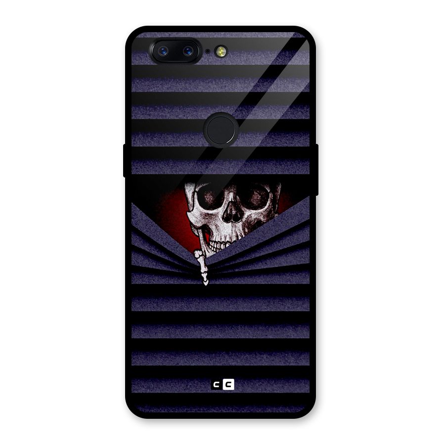 Skull Peak Glass Back Case for OnePlus 5T