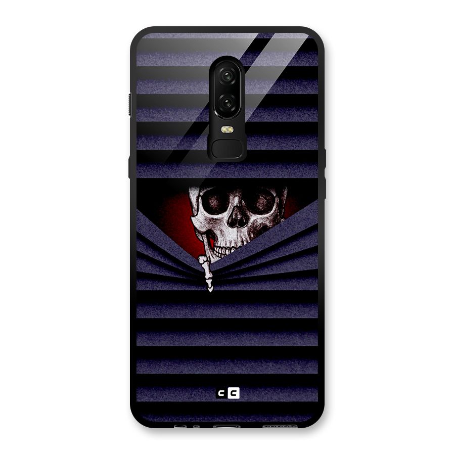 Skull Peak Glass Back Case for OnePlus 6