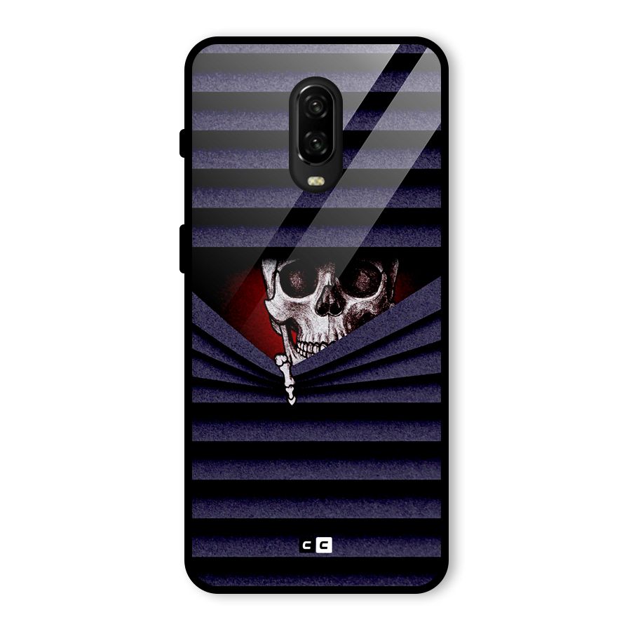 Skull Peak Glass Back Case for OnePlus 6T
