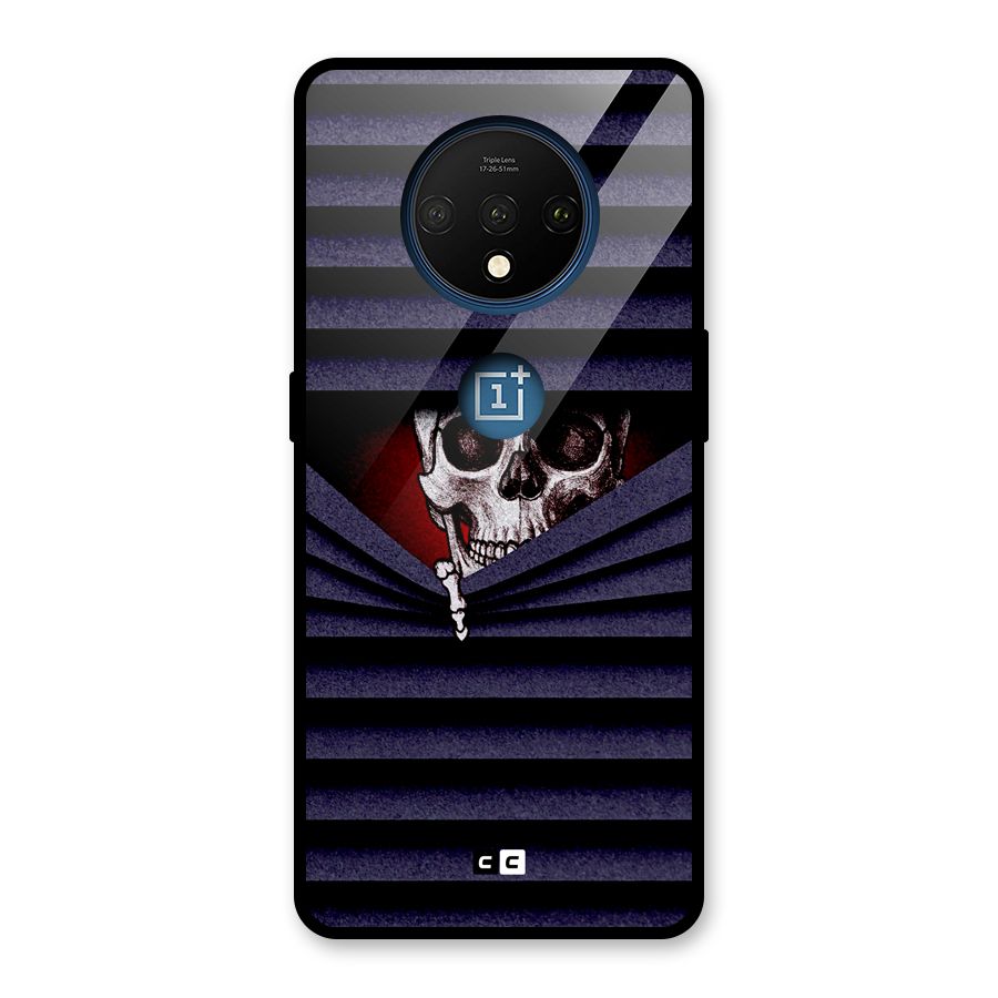 Skull Peak Glass Back Case for OnePlus 7T