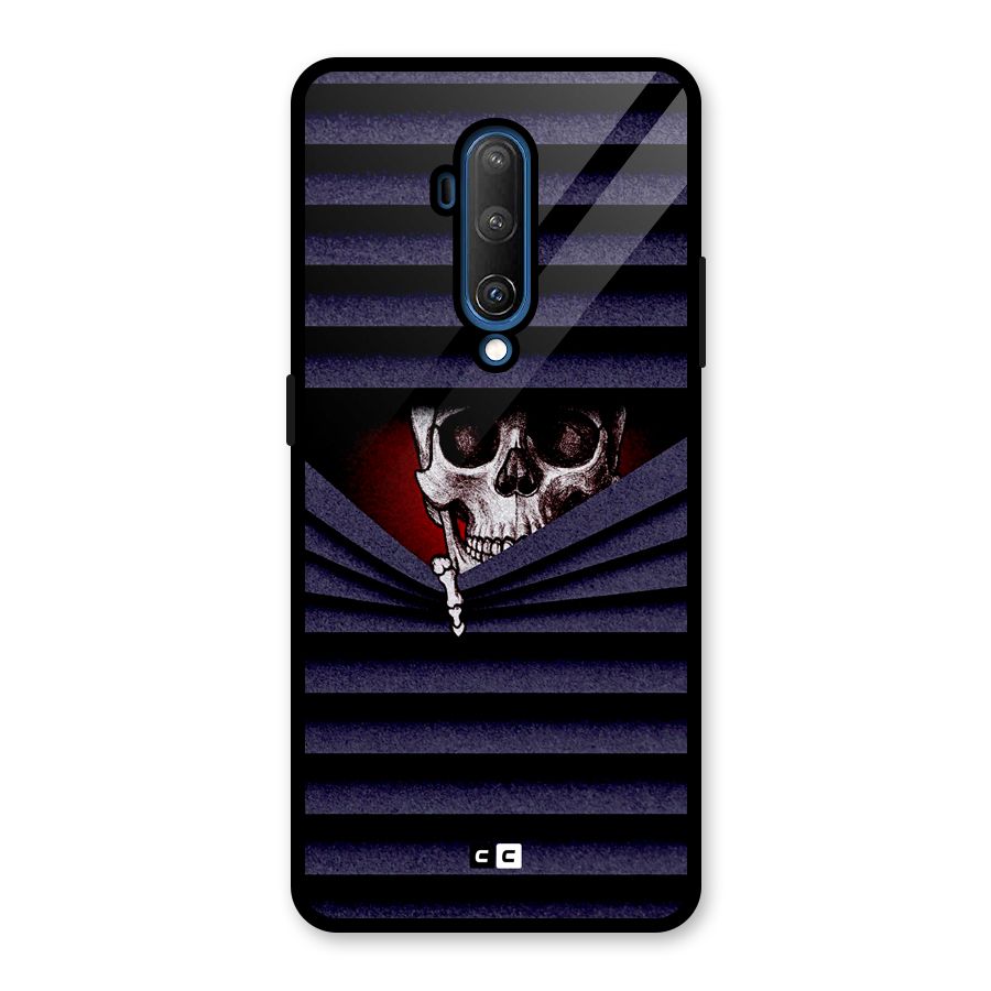 Skull Peak Glass Back Case for OnePlus 7T Pro