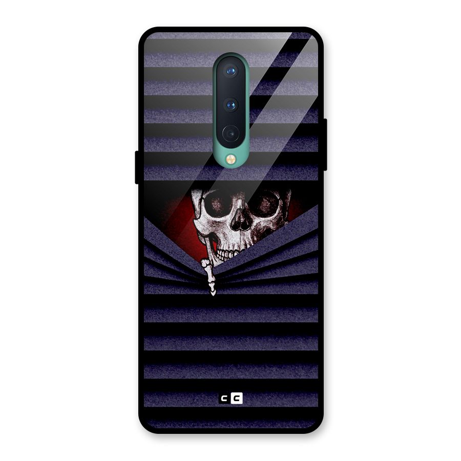 Skull Peak Glass Back Case for OnePlus 8