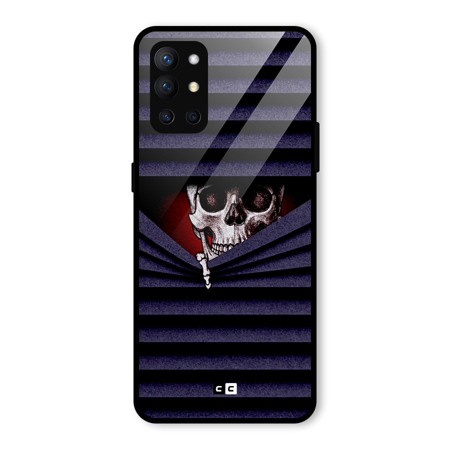 Skull Peak Glass Back Case for OnePlus 9R