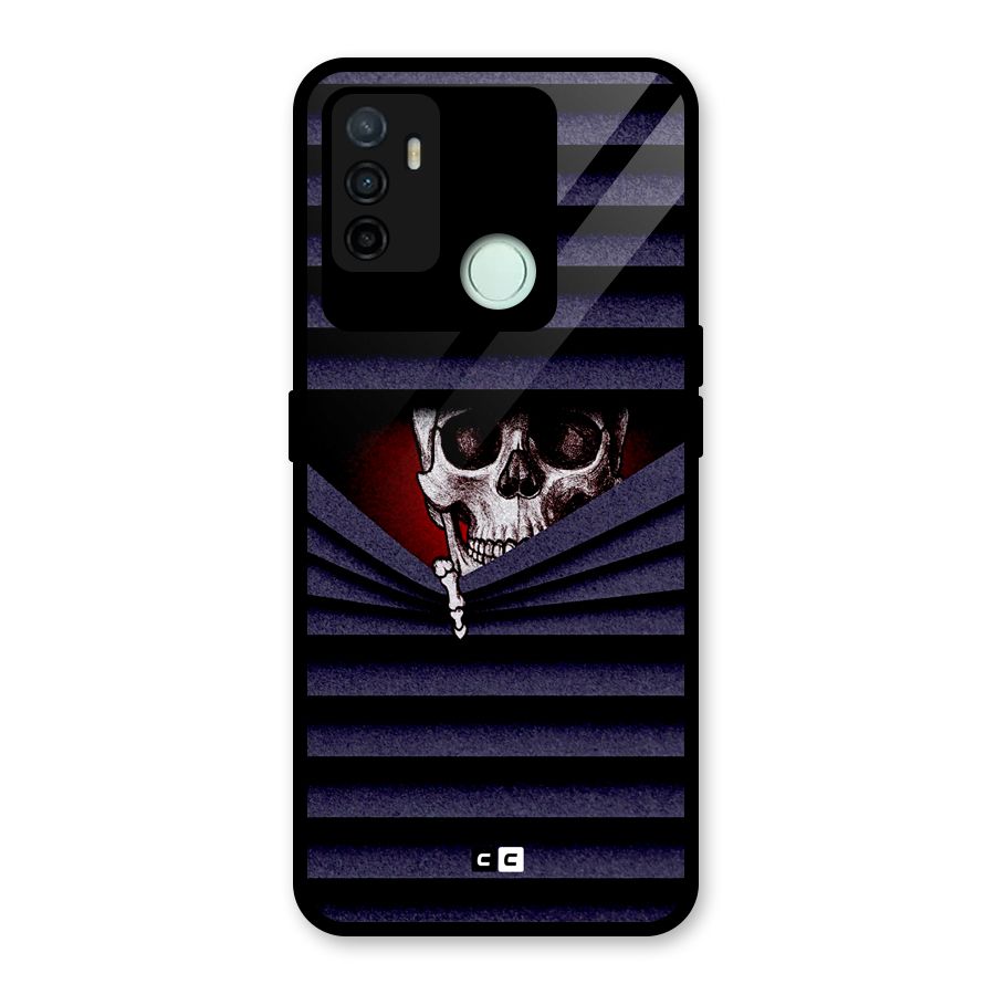 Skull Peak Glass Back Case for Oppo A53