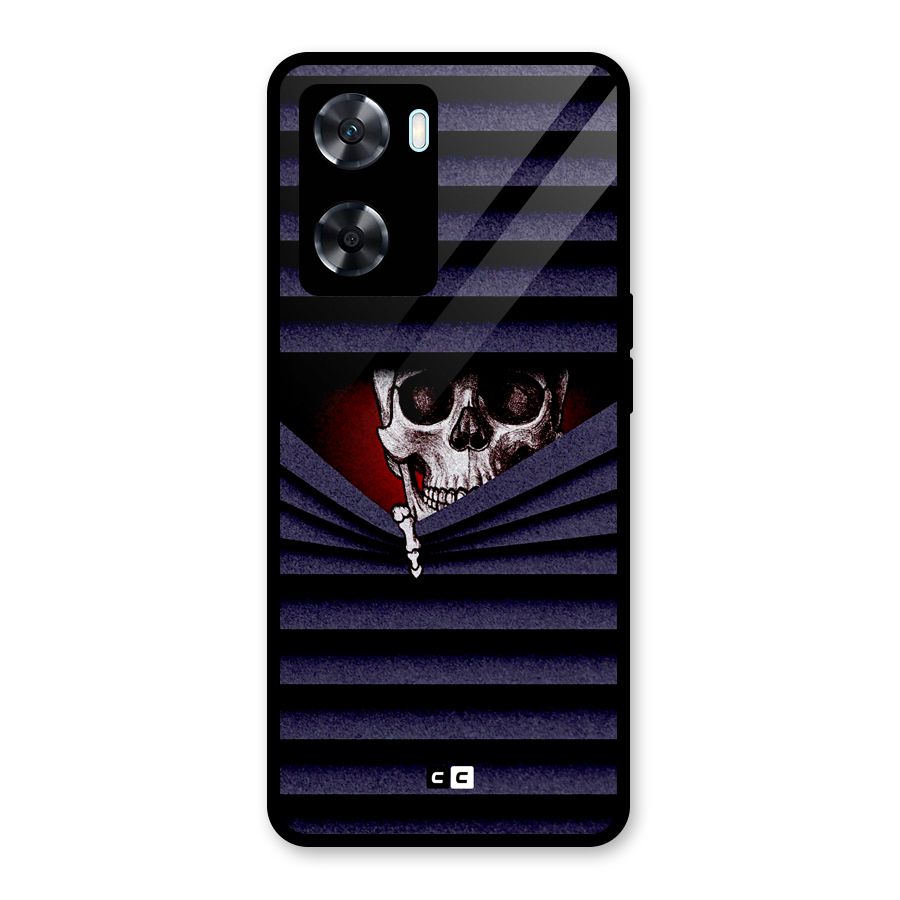 Skull Peak Glass Back Case for Oppo A77