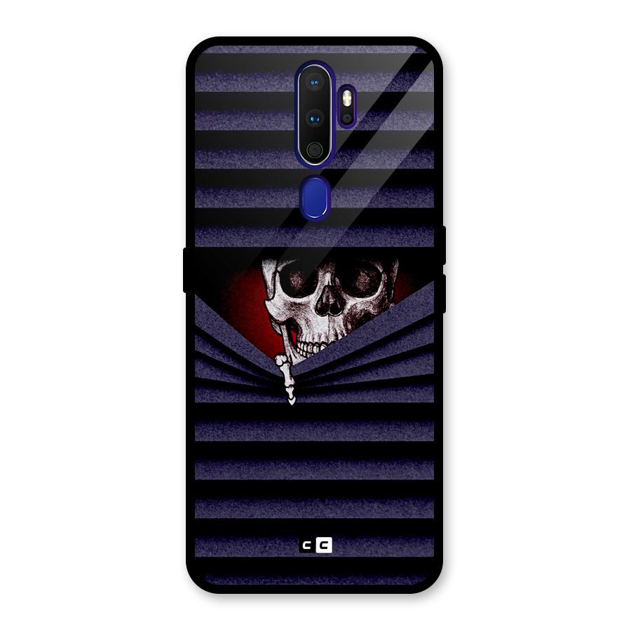 Skull Peak Glass Back Case for Oppo A9 (2020)